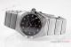 NEWEST! Swiss Copy Omega Constellation Gray Dial Diamond Bezel Watch 28mm Women (4)_th.jpg